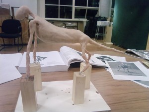 First layer of clay